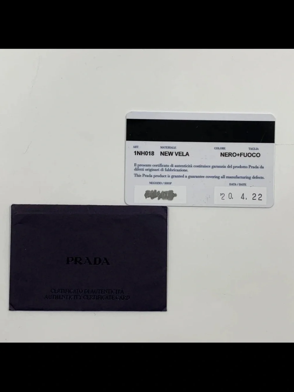 Prada nylon clutch